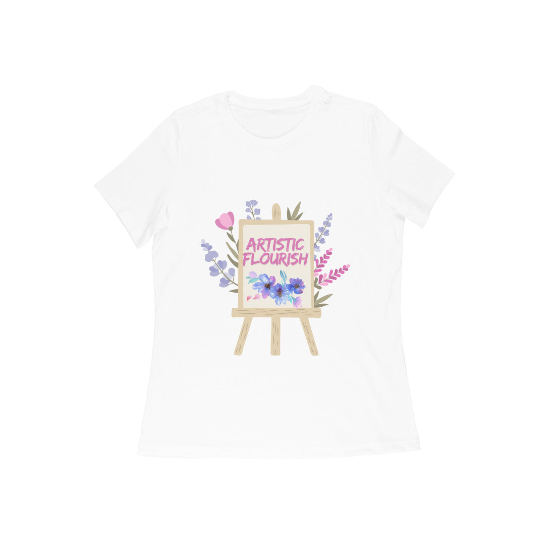 KoruBridge Women Tee- Artistic Flourish