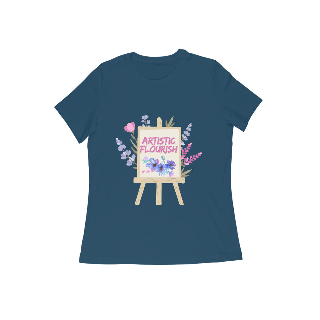 KoruBridge Women Tee- Artistic Flourish